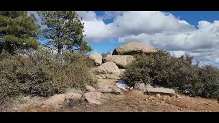 Scenic campground in the Hualapai Mountains southeast of Kingman Arizona ❄️ 🥶 ⛺️ [upl. by Eirelam]