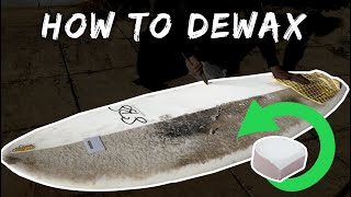 How To Remove Surfboard Wax From A Surfboard [upl. by Seiber87]