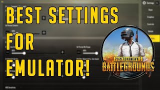 CELE MAI BUNE SETARI PENTRU EMULATOR 2022 PUBG MOBILEBEST SETTINGS [upl. by Oecile]