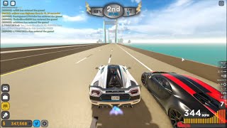 Koenigsegg Agera RS Vs Bugatti Chiron Super Sport 300  Driving Empire [upl. by Dixil]