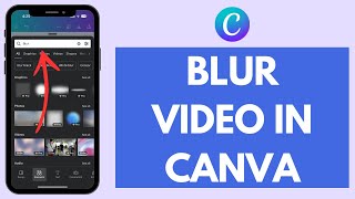 How to Blur Video in Canva 2024 QUICK amp EASY  Canva Blur Effect [upl. by Cyb]