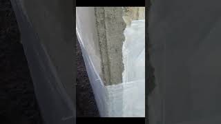 BASEMENT OUTSIDE CONSTRUCTION SAVE FROM WATER viralvideo subscribe my channel❤ [upl. by Adiana]