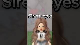 Doe eyes vs siren eyesroblox trend robloxedit [upl. by Niltiak]