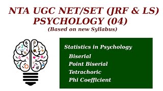 Biserial  Point Biserial  Tetrachoric  Phi  Special correlation  Statistics in Psychology [upl. by Coralie639]