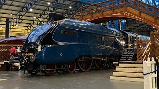 4468 Mallard at NRM York 25124 and York Station 26124 [upl. by Gentes915]