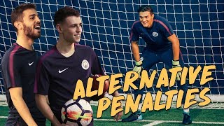 RABONA PENALTY  Bernardo Silva v Phil Foden  Alternative Penalties [upl. by Marlo]