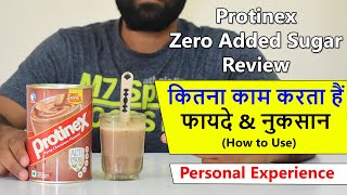 Protinex Tasty Chocolate With Zero Added Sugar Review in Hindi  How to use  2 Month Results [upl. by Kirtap394]