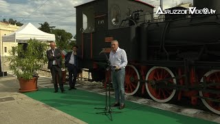 La vaporiera della Tua si rifà il look presentato il restyling del treno storico [upl. by Adnomar]