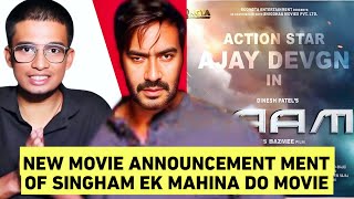 AJAY DEVGAN NEW MOVIE NAAM  NAAM RELEASE DATE  FILM MASALA [upl. by Schonthal365]