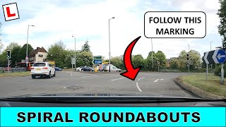 SPIRAL ROUNDABOUTS Roundabout Driving [upl. by Krum750]