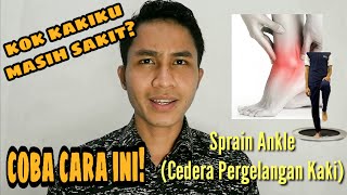 Cedera Ankle Sprain  Latihan untuk memperkuat stabilisasi pasca cedera sprain ankle kaki keseleo [upl. by Nalyac]