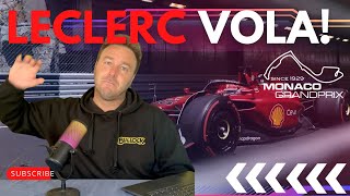 Prove Libere GP MONACO Leclerc e la Ferrari VOLANO [upl. by Wynny456]