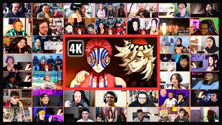 🔥🔥 50 Reactors Demon Slayer Season 3 Episode 1 Mega Reaction Mashup  Kimetsu No Yaiba Season 3 [upl. by Torr836]