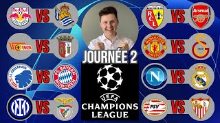 8 Pronostics Foot LIGUE DES CHAMPIONS 3 octobre  NAPLES  REAL [upl. by Nanine]