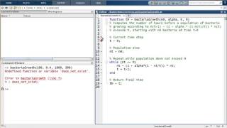 Using the debugger Matlab [upl. by Quillon688]