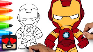 How To Draw Iron Man [upl. by Delinda]