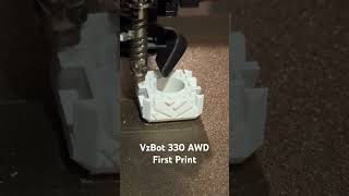 VzBot 330 AWD first calibration cube print 3dprinting 3dprinted vzbot330 [upl. by Edwine]