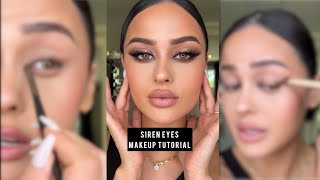 Siren Eyes Makeup Tutorial Transformation🚨 l Christen Dominique [upl. by Amarillas]