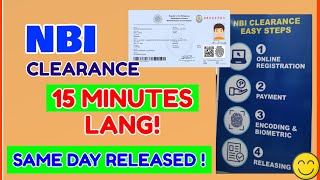 NBI Clearance Same Day Released How to Get NBI Clearance 1 DAY Processing  NBI Online [upl. by Attenej]