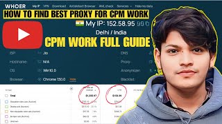 Get the HIGHEST CPM Rates in Just 30 Days with This Proxy Method [upl. by Glenine]