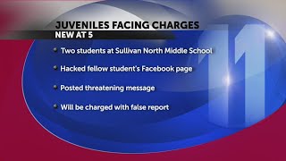 Two Sullivan Co teens charged with false report after allegedly hacking social media account [upl. by Foscalina]