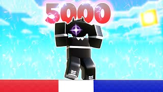 So i CARRIED one of my FANS to 5K wins Roblox Bedwars [upl. by Stav]