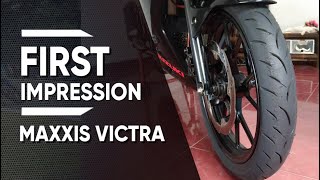 IMPRESI PERTAMA PAKE MAXXIS VICTRA di SIRKUIT SENTUL KARTING ft GSXR150 [upl. by Etsyrk]