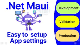 Net Maui  App Configuration Settings  appsettings [upl. by Zack]