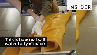 This is how real salt water taffy is made [upl. by Tiebout]