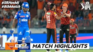 SRH vs MI 8th Match IPL 2024 Highlights  IPL Highlights 2024  SRH vs MI highlights today [upl. by Palila]