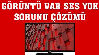 Vestel TV Görüntü Var Ses Yok Sorunu Çözümü [upl. by Illyes]