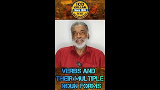 VERBS AND THEIR MULTIPLE NOUNS  ICD KOLLAM  R KRISHNAN SIR [upl. by Letsyrk]