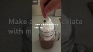 Make a hot chocolate with me subscribe preppy chocolatedrinks christmas preppyyy baking viral [upl. by Adriene79]