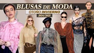 ¿Cuáles son las blusas en tendencia de OtoñoInvierno 2024 [upl. by Mode]