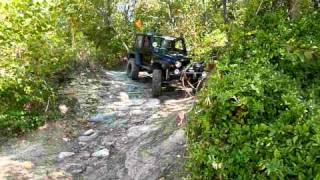 Rubicon Express Long Arm TJ on 35s at Badlands Attica Indiana [upl. by Eelrahs]