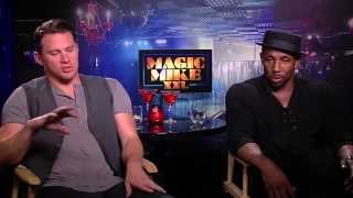 Magic Mike XXL Channing Tatum amp Stephen tWitch Boss Exclusive Interview  ScreenSlam [upl. by Wivestad702]