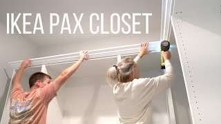 IKEA PAX Closet  Home With Stefani [upl. by Martguerita]