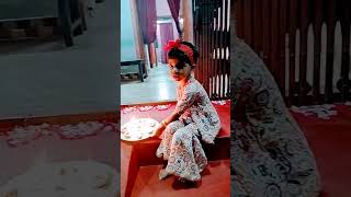 Saanvi diya jala rhi hai 🪔🪔diwali diwali2024 diwalispecial youtubeshorts [upl. by Atiuqihs]