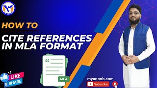 How to Cite References in MLA Format  MY Solutions MLAFormatCitation MLAStyleReferencing [upl. by Cordova]