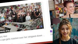 🌦️ Dua lipa faces backlash fans roast her painful tiny desk performance dua lipas recent strip dow [upl. by Nosahc]