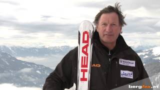 Learning to ski Safty rules with Franz Klammer  English [upl. by Annahsar463]