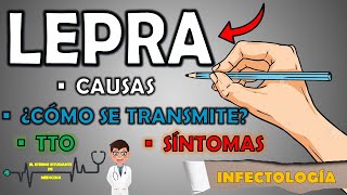 ¿QUÉ ES LA LEPRA SÍNTOMAS ¿Cómo se contagia Causas Historia Diagnóstico y Tratamiento 📝👨🏻‍⚕️ [upl. by Myers]