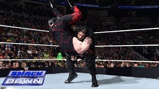 Roman Reigns vs Kane SmackDown June 27 2014 [upl. by Alrak497]