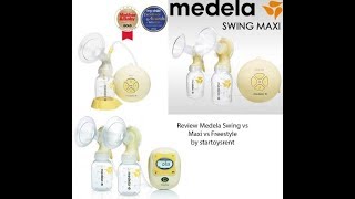 review pompa asi medela swing vs maxi vs freestyle by startoysrent [upl. by Belsky569]