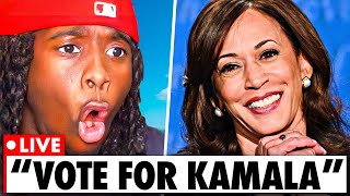 Kai Cenat JUST ANNOUNCED To Stream with Kamala Harris [upl. by Kimmie]