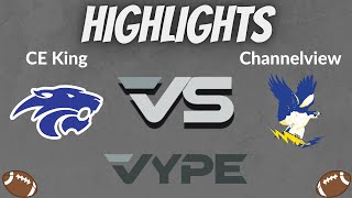 CE King vs Channelview HIGHLIGHTS  Football Playoffs [upl. by Lashond]