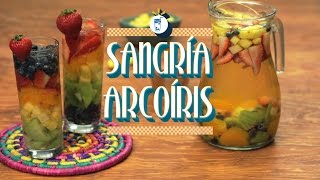 ¿Cómo preparar Sangría Arcoíris  Cocina Fresca [upl. by Ardnuaek752]