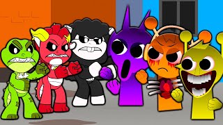 HORROR INCREDIBOX SPRUNKI VS NIGHTMARE CRITTERS POPPY PLAYTIME 4 Cartoon Animation [upl. by Yenalem]