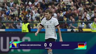 PES 2021 Gameplay  Bosnien und Herzegowina  Deutschland  Nations League 2024 [upl. by Cohdwell]