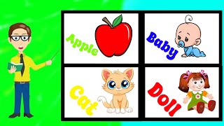 quotA is for Apple a a Apple B is for Baby b b Babyquot The ABC Phonic Song  Toddler Learning Video [upl. by Elesig]